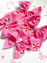 Load image into Gallery viewer, The Candy Cane &amp; Gumdrop Bow
