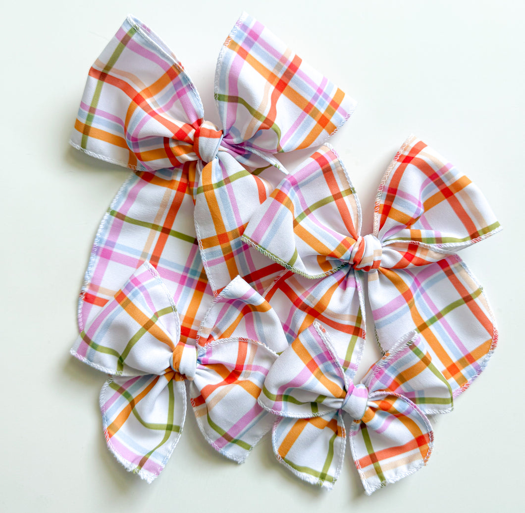 The Plaid School Wholesale Bow