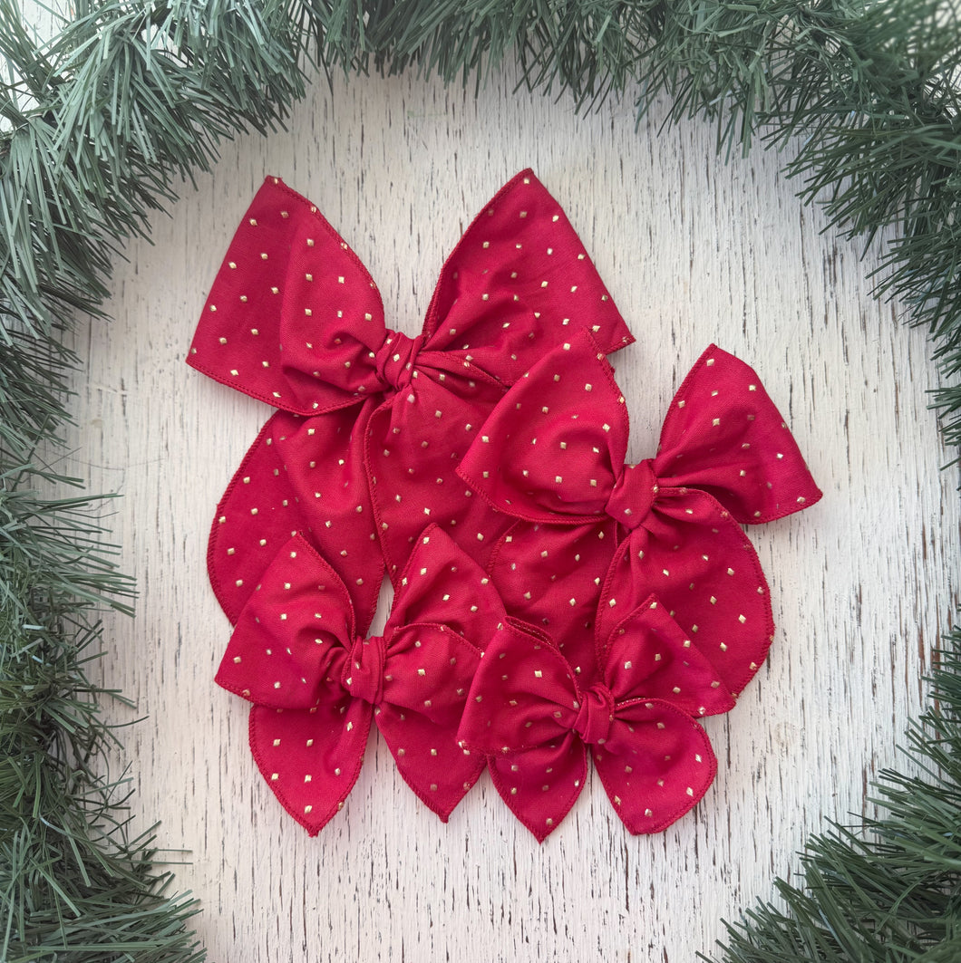 The  Red Accent Wholesale Bow