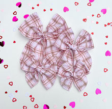 Load image into Gallery viewer, The Glitter Plaid Bow Pre-Order
