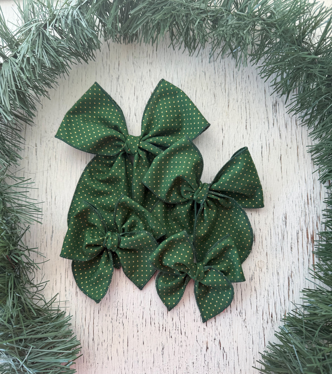 The Olive & Gold Bow