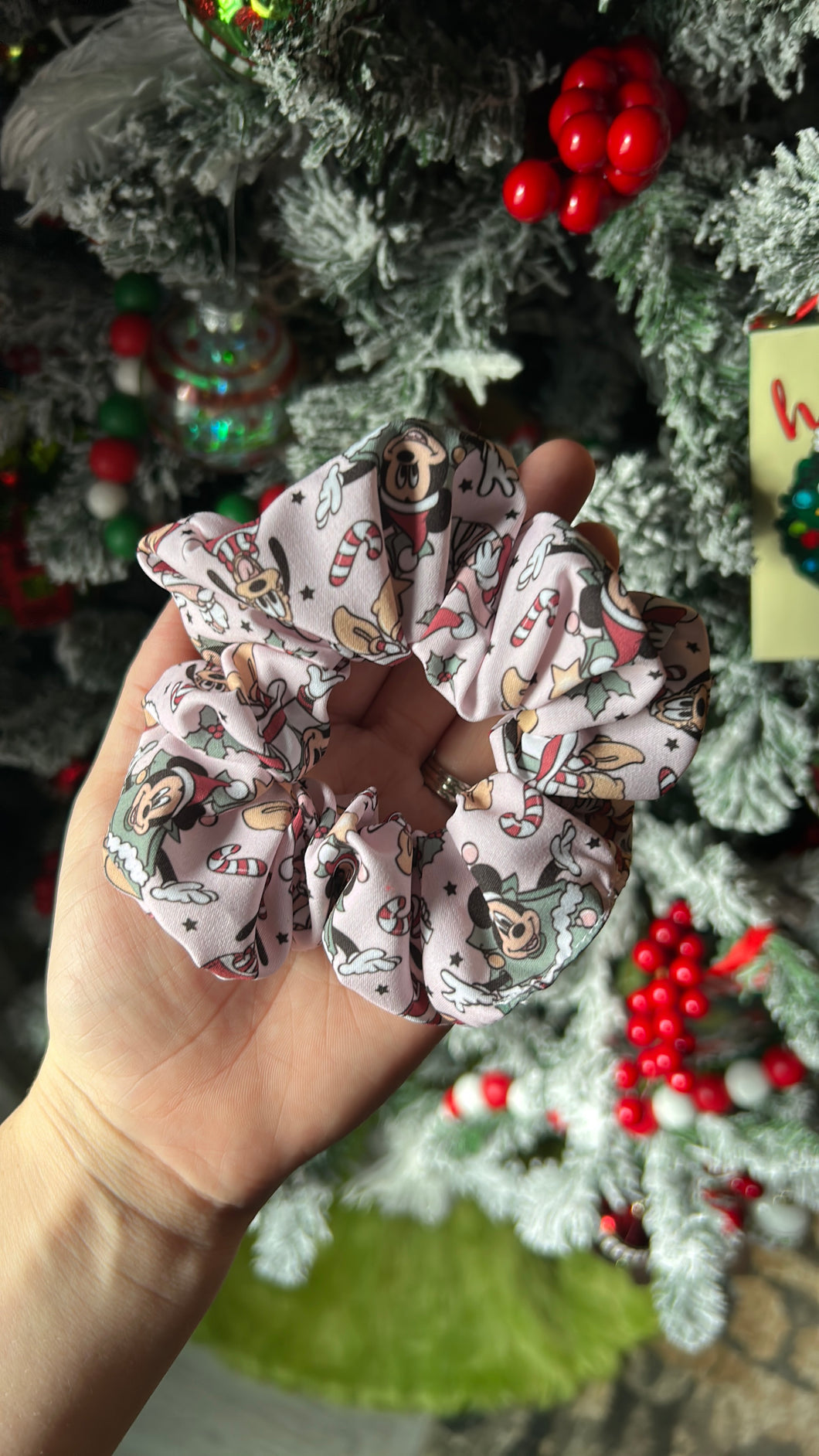 The Christmas Mickey Scrunchie