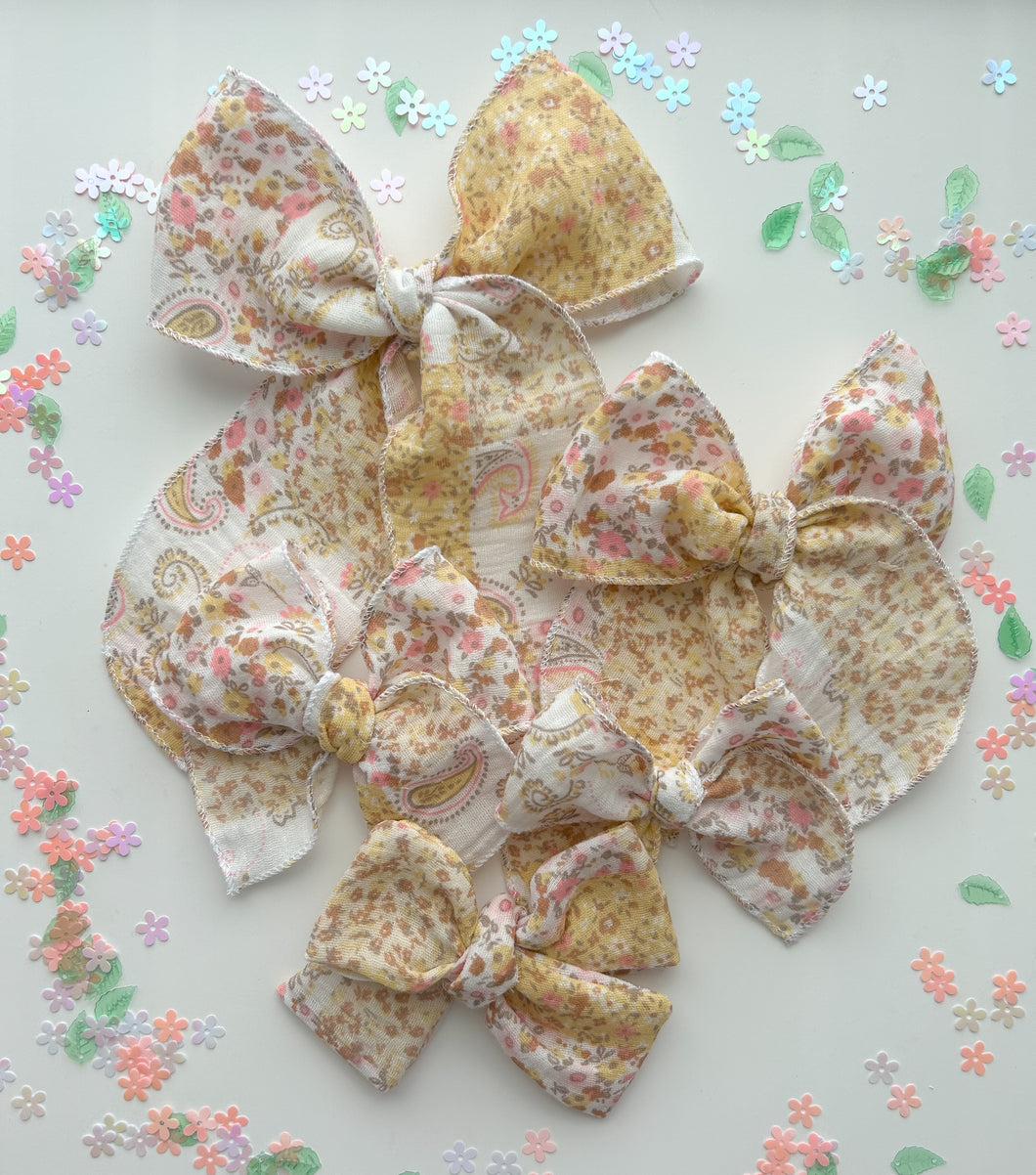 The Paisley Patchwork Bow
