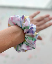 Load image into Gallery viewer, The Pastel Plaid Scrunchie
