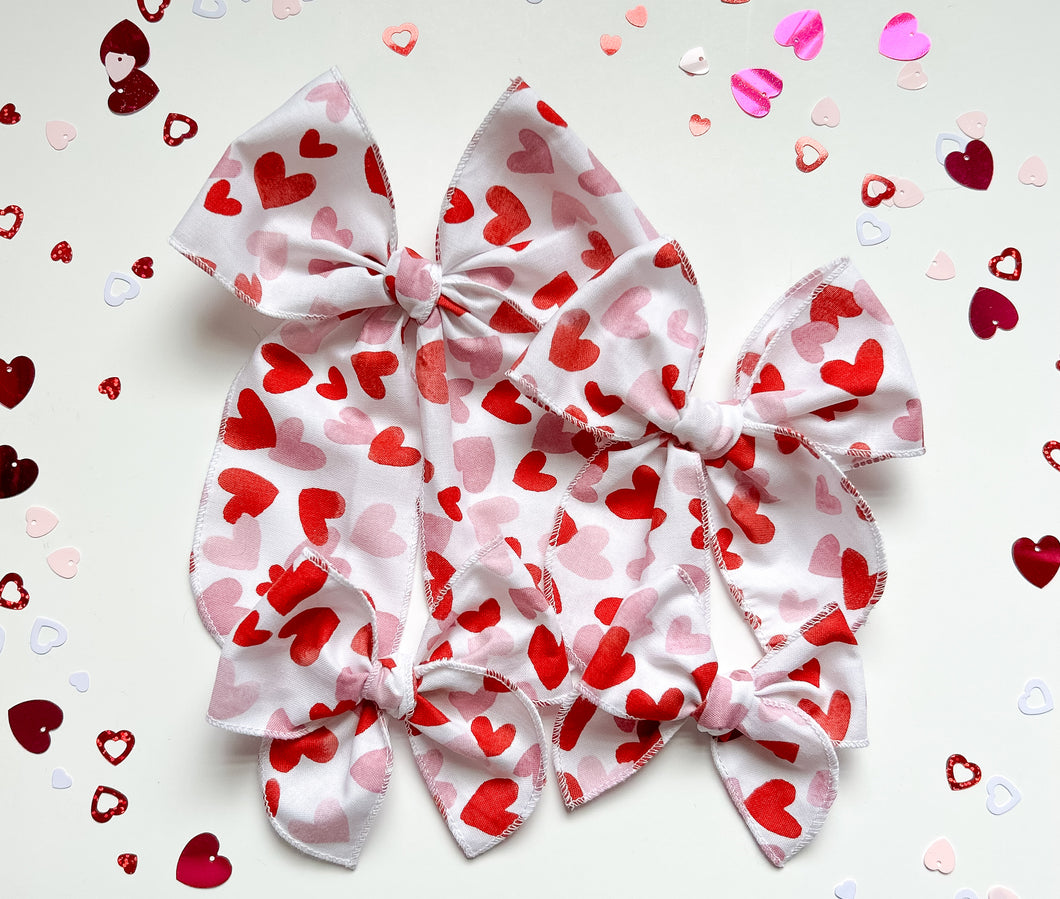 The Valentine's Hearts Wholesale Bow