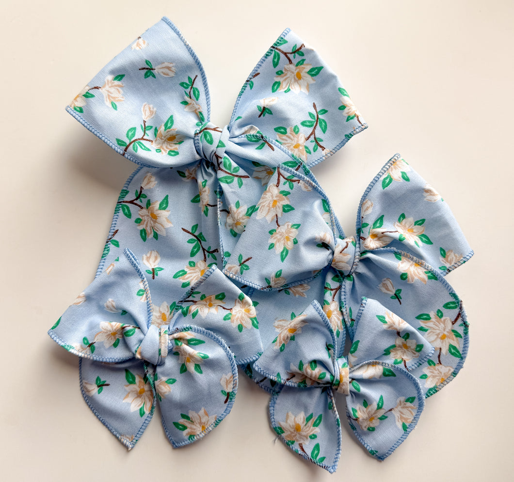 The Blue Magnolia Bow
