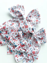 Load image into Gallery viewer, The Floral Flag Bow Preorder
