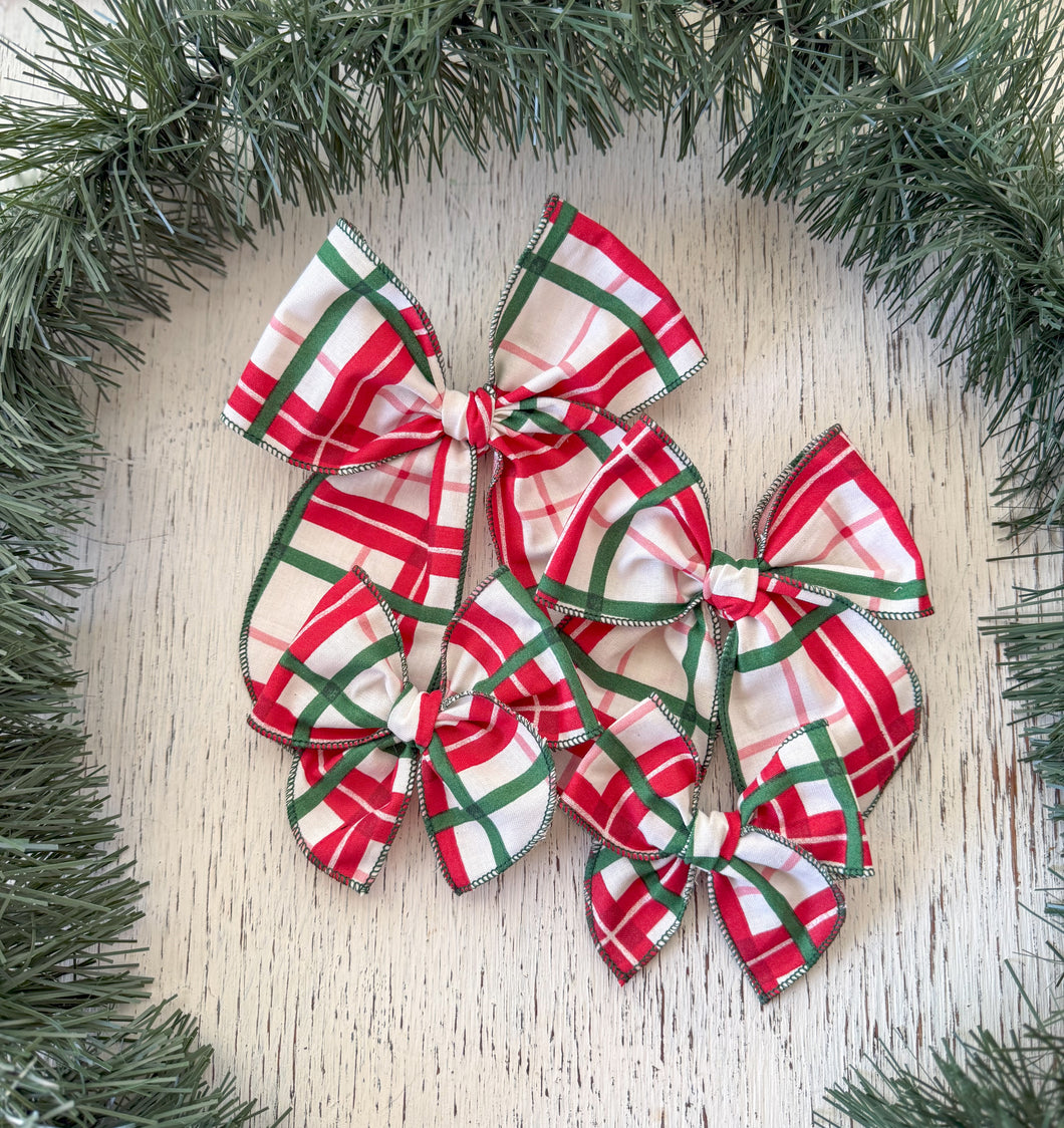 The Merry Plaid Bow