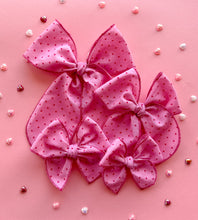 Load image into Gallery viewer, The Magenta Dot Wholesale Bow
