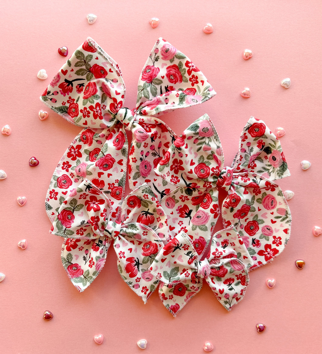 The Valentine's Floral Bow