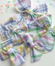 Load image into Gallery viewer, The Easter Plaid Bow
