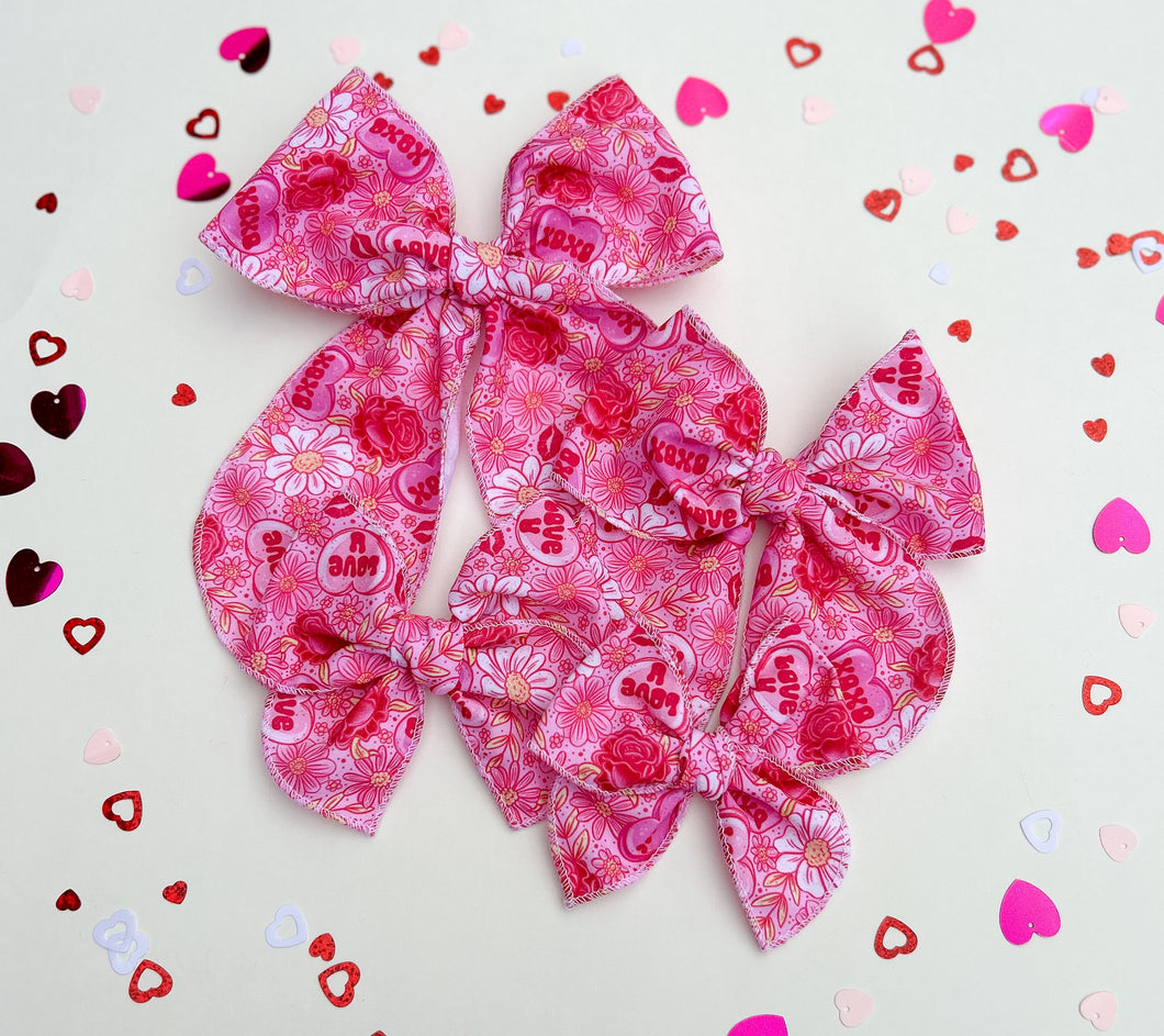 The Floral Convo Hearts Wholesale Bow Preorder