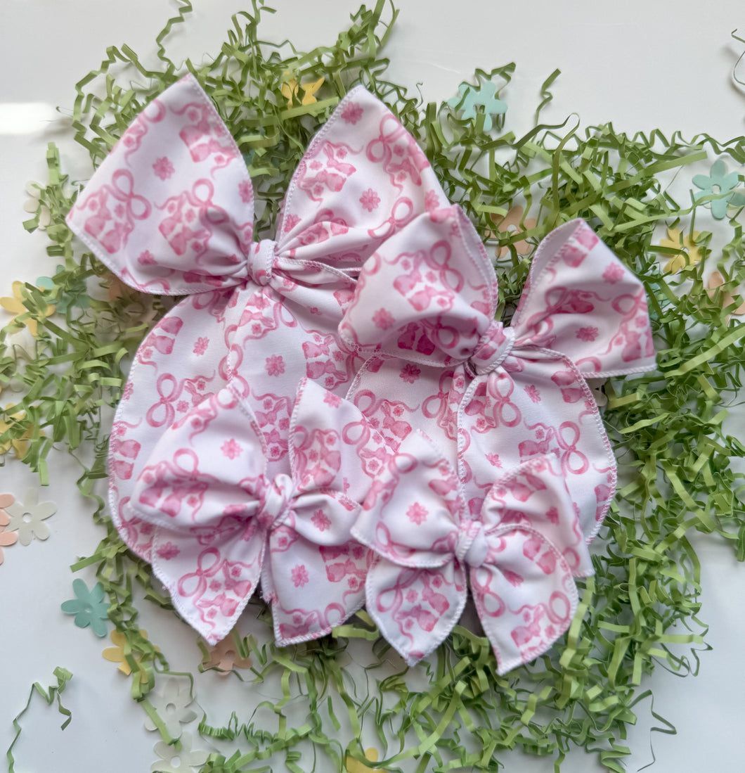 The Pink Bunnies Bow