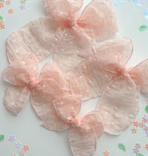 Load image into Gallery viewer, The Peach Crinkle Bow
