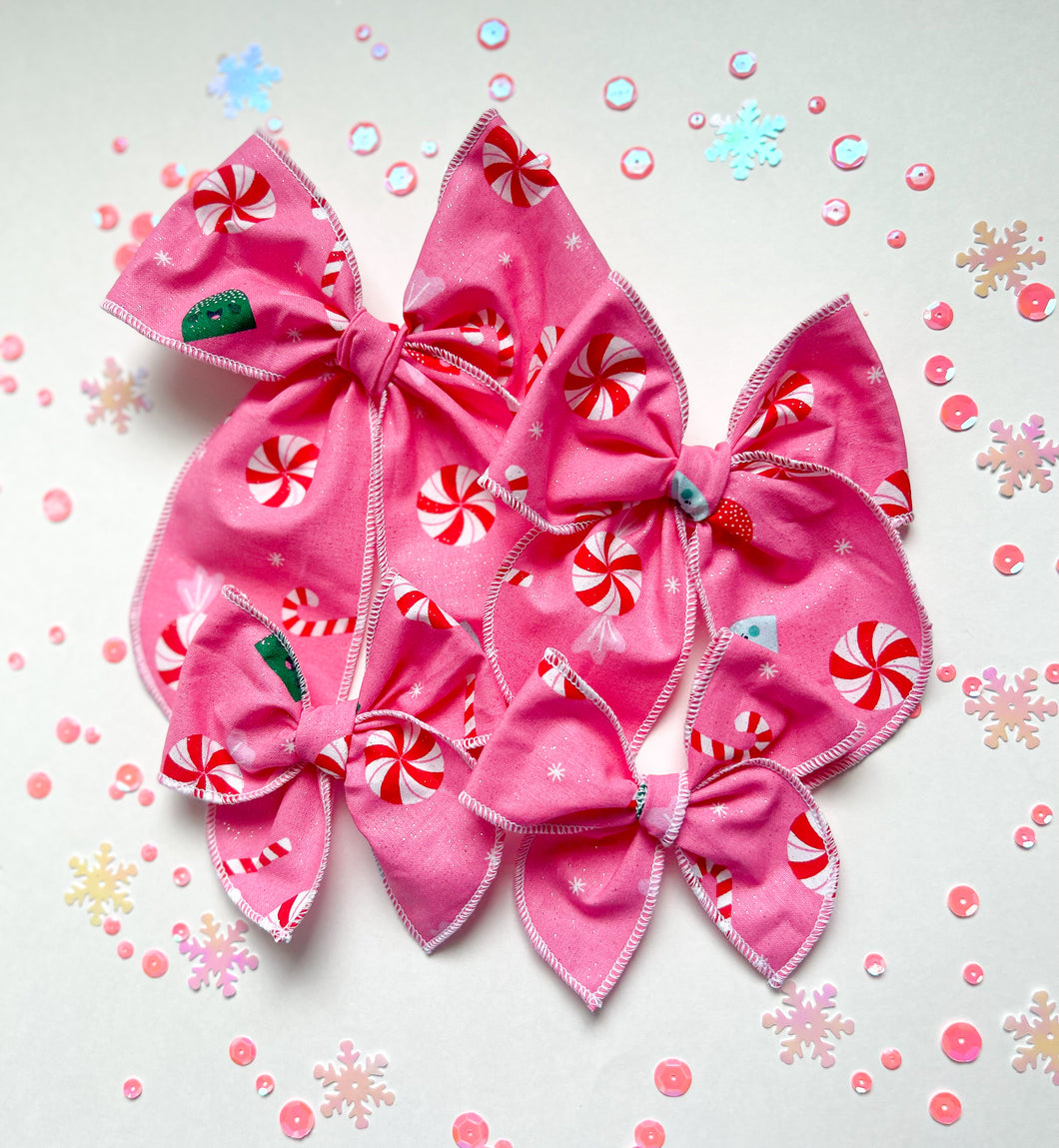 The Candy Cane & Gumdrop Bow