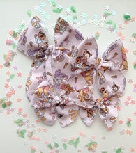 Load image into Gallery viewer, The Pooh Bear Easter Floral Bow
