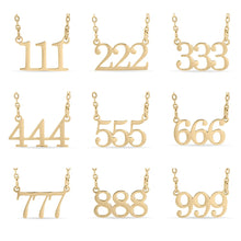 Load image into Gallery viewer, The Angel Number Necklace
