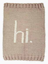 Load image into Gallery viewer, The Pebble Brown Hi Hand Knit Blanket
