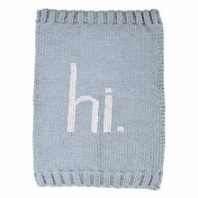 Load image into Gallery viewer, The Surf Blue Hi Hand Knit Blanket
