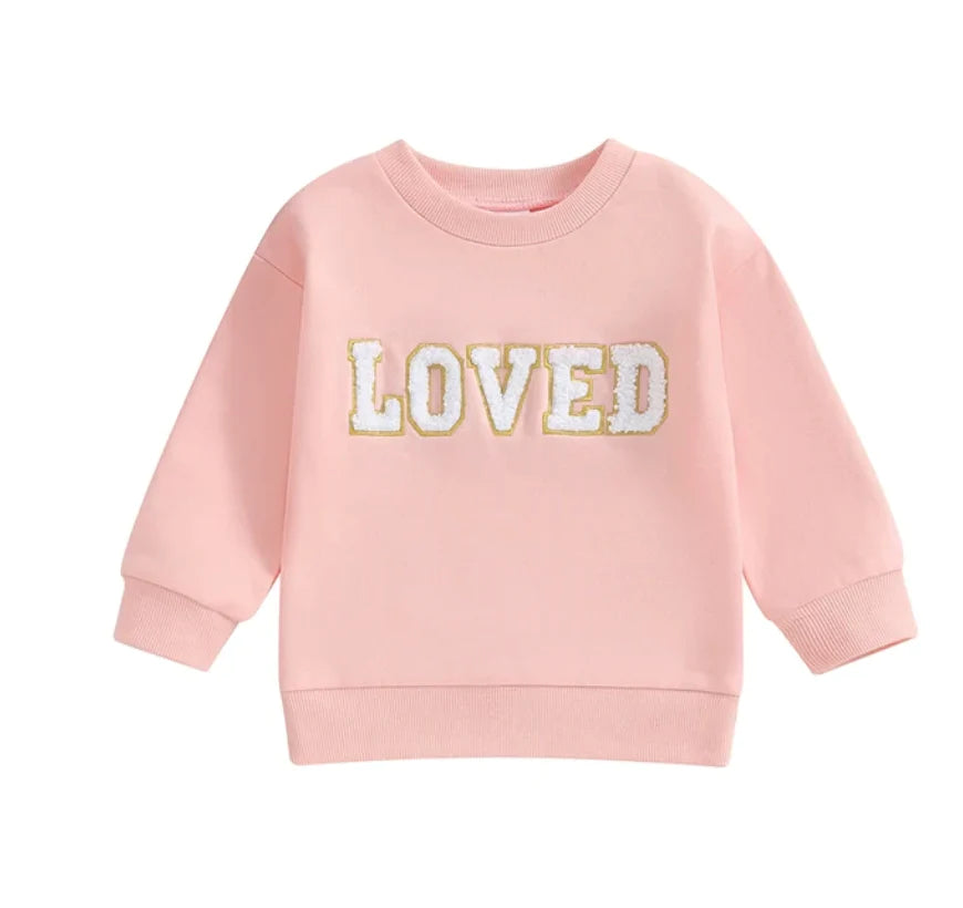 The Love Chenille Patch Pullover