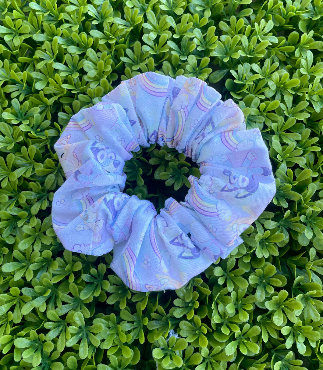 The Rainbow Bluey Scrunchie